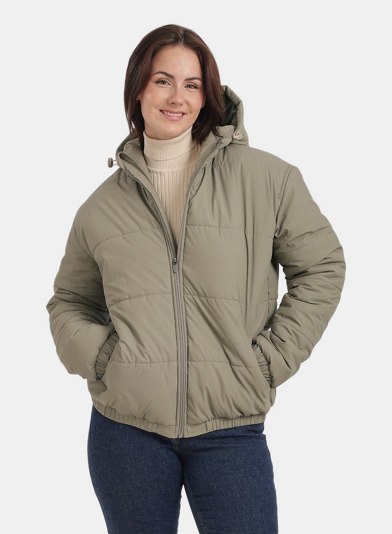 Carina Hooded Puffer Jacket - Image 1